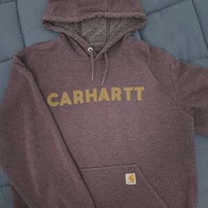 Carhartt Women's Heathered Purple Hoodie